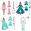 Super Mario Bros Princess Peach Daisy Rosalina Cosplay Costume For Events