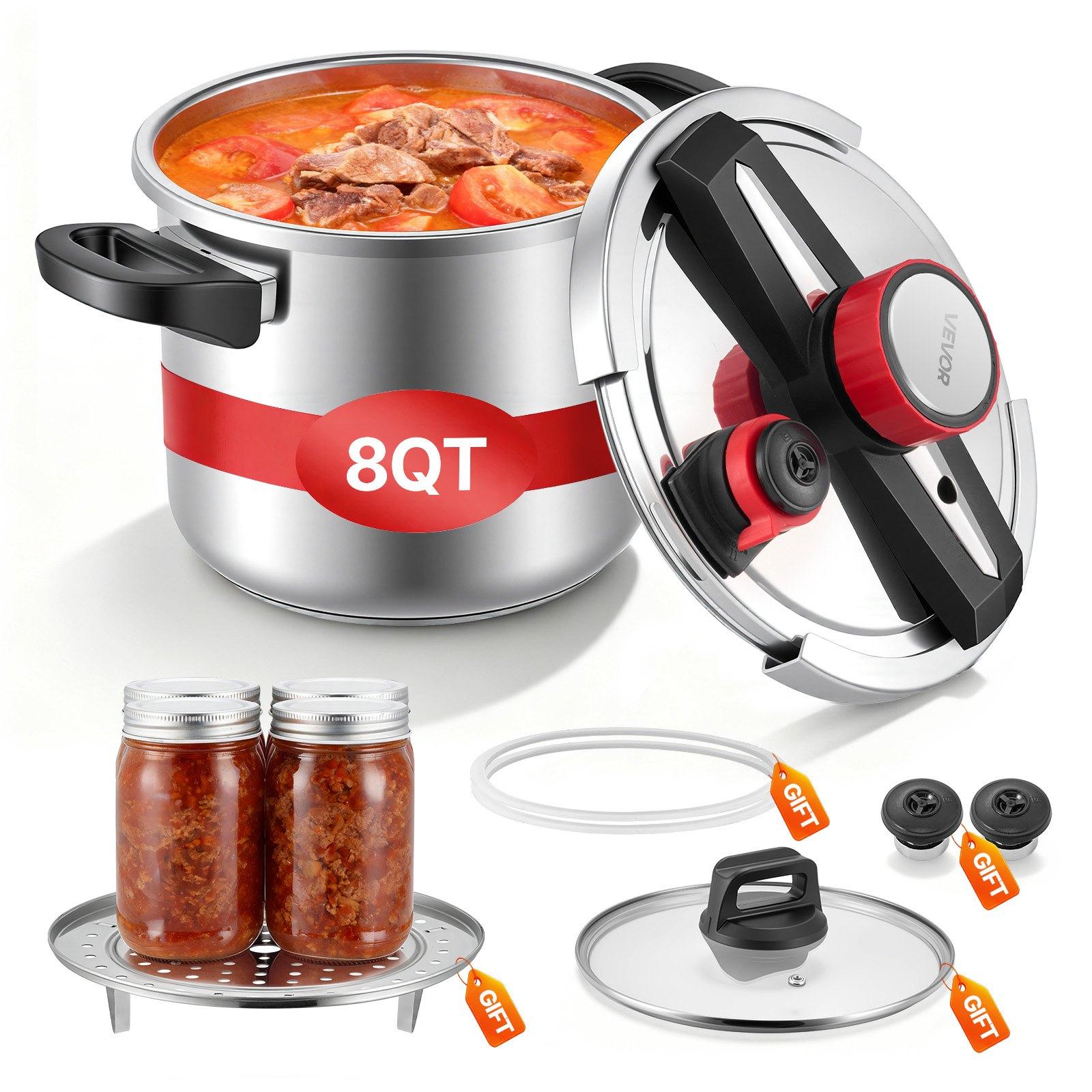 VEVOR Pressure Cooker, 7L Pressure Cooker