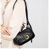Women's Soft Leather Baguette Bag - Trendy Autumn/Winter Shoulder & Crossbody