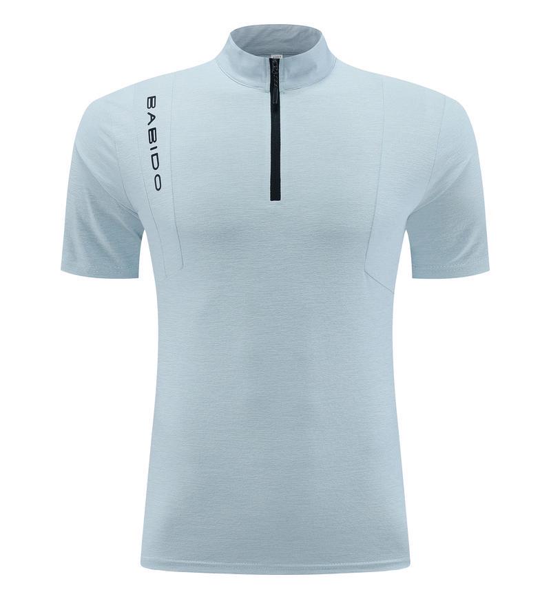 Adult & Children's Quick Dry Half-Zip Sports T-shirt for Table Tennis, Badminton & Fitness