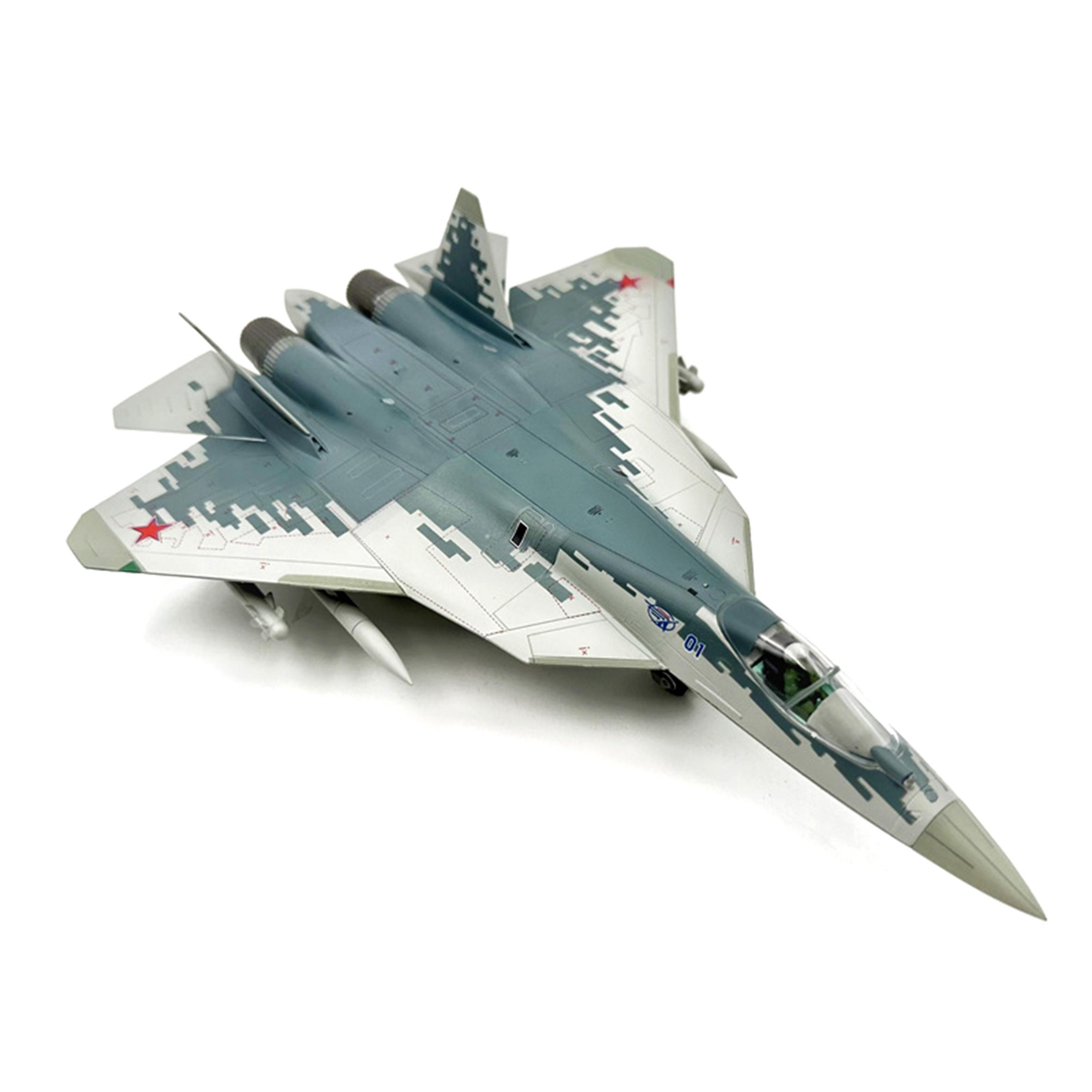 

1/72 Российский СУ57 СУ-57 Истребитель-невидимка Модель Готовая Коллекционная модель из сплава 01 # зелёный