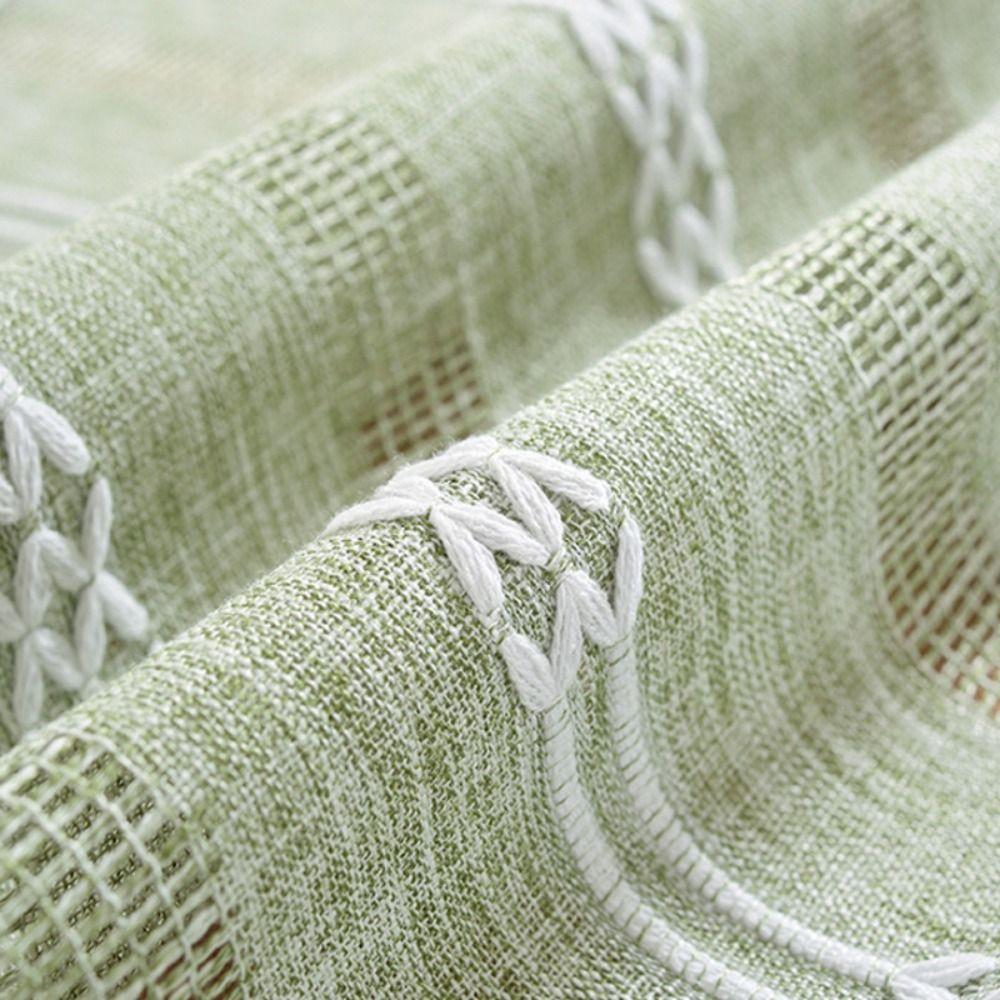 Woven Table Cover Nordic Style Tablecloth INS Cotton Linen Table Runner  Table Decor