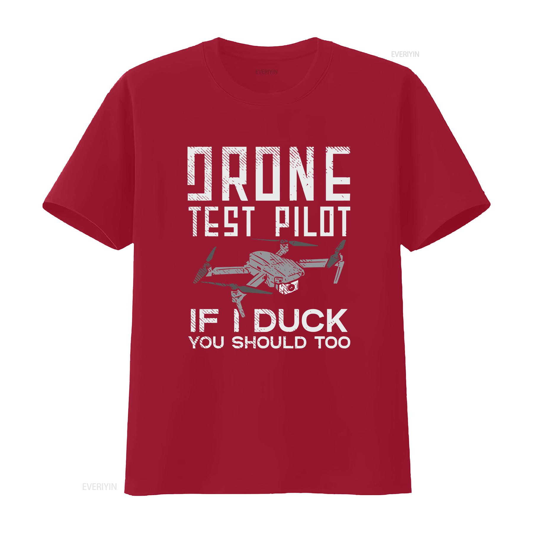 Funny Drone T Shirt Operator Quadcopter Test Pilot  vintage Washed Versatile Breathable streetwear Unisex homme S