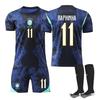 2627 Brasilien Auswärts Nr. 10 Neymar Trikot 11 Rafinha Kinder Erwachsenen Fußballanzug