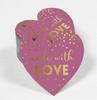 Inkdotpot Gold Foil Paper Hang Tags Made With Love Wedding Favor Tags 100