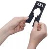 8Pcs Plastic Clothes Size Dividers XS-XXL Round Rectangular Clothing Rack Size Multifunctional DIY Craft Garment Tags Commercial