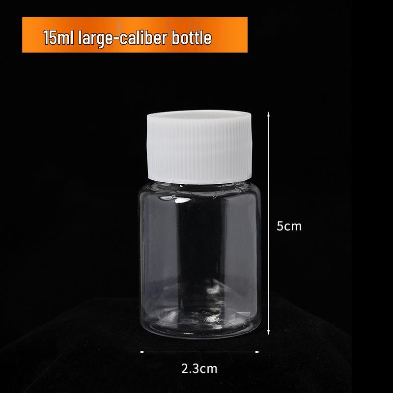 Food Grade PET Polyester Bottle with Tear-off Cap, 100ml/500ml