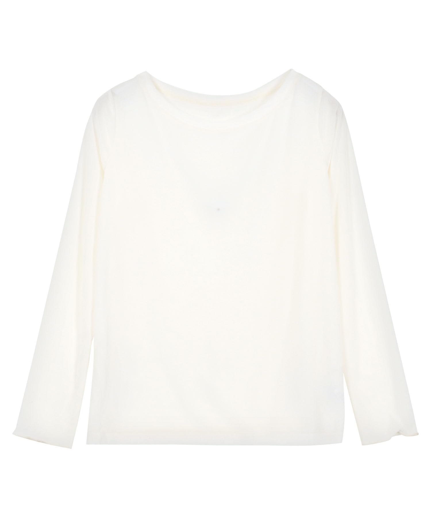 

Kobe Lettuce Velvet Sheer Velvet Cut and Sewn Spring Wear Size Top, Top, T-Shirt, Top, Women s [C7361], M, Off-White