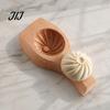 Pressa per Dolci Fai-da-te Stampo per Panini in Legno con Manico, Stampo Manuale per Baozi, Legno per Alimenti Facile Pressa per Ravioli Bordi a Fiore per Strumento per Fare Gyoza in Cucina