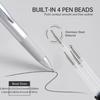 1 Piece 5-in-1 Nail Art Dot Paint Brush, Multi-Size Nail Painting Tool with Attachable Rhinestone Pickup Tool, Nail Decoration Pen