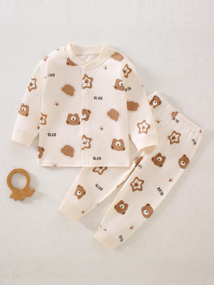 Kids Cotton Pajama Set With Antibacterial Technology For Boys And Girls Safety
