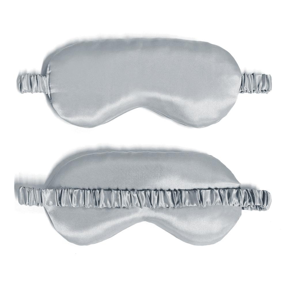 Eye Mask Satin Sleep Blackout Blindfold Soft Comfortable Travel Sleeping Mask Women Men Adjustable Elastic Band Eye Cover