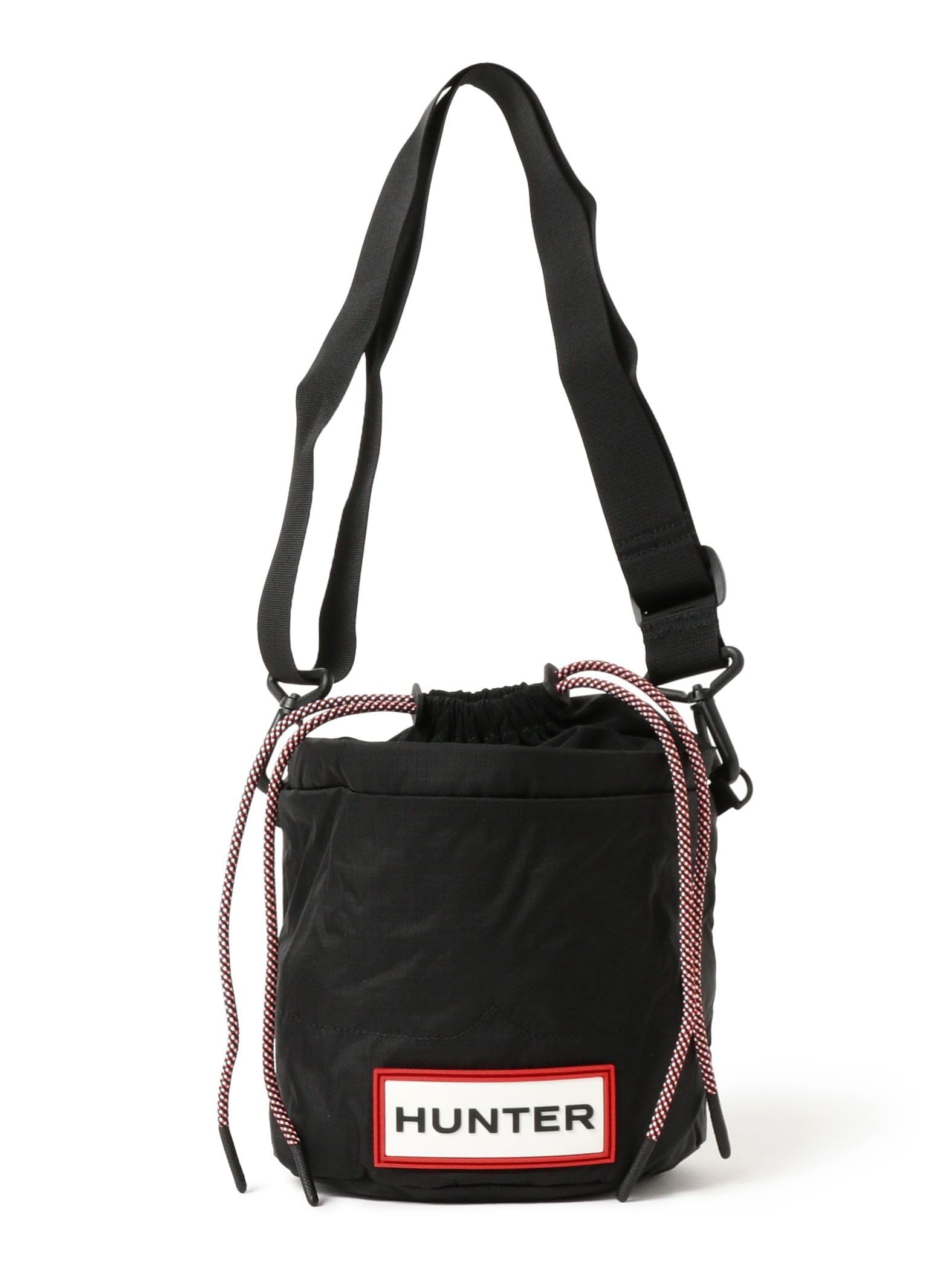 [Ray Beams] Холщовая сумка [Только в Интернете] HUNTER Дорожная сумка-ведро из рипстопа, Женская, Черная, Один размер