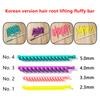 30Pcs/Set 2.3/3.3/4/5Mm Hair Root Perm Rods Bars Curlers With Clips Bangs Fluffy Salon Hair Rollers Set Hair Styling Tools