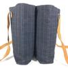 HERMES Amedabaka Badu Posh Bag Tote Bag Shoulder Bag cotton Navy/Navy