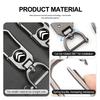 Portachiavi per Auto in Metallo Portachiavi Catena Accessori per Styling Auto Per Citroen Grand Berlingo Jumper Celysee Xsara Picasso Aircross