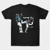 Men Black Print T-shirt Cooper Dejean And Quinyon Mitchell Eagles Football No-Cut Transfer Paper Print Cotton Tshirt
