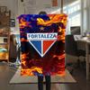 1Pc Fortaleza Print Flannel Blanket High Quality Warm Comfortable Cover for All Seasons Perfect for Gifts Home Decor