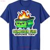 Dumpster Fire Response Team Funny Meme T Shirt Vintage Top For Everyday Wear Slightly Graphic Breathable Comfortable