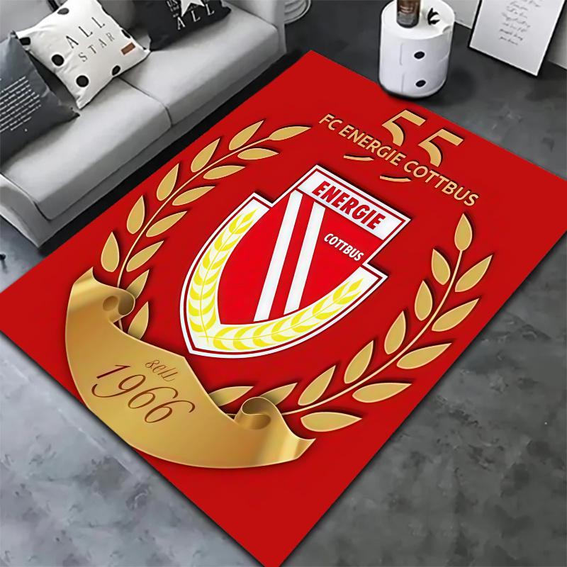 Energie Cottbus Carpet Rug for Living Room Bedroom Home Sofa Decoration,Kids play Nonslip Floor Mat