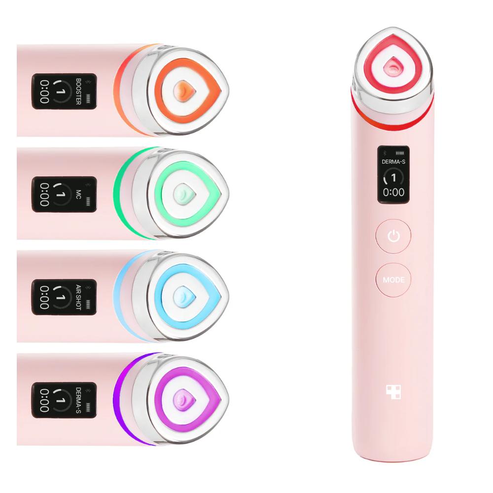 Medicube AGE-R Booster Pro All-in-One Gesichts-Schönheitsgerät, Schwarz/Pink (Versand aus KOREA)