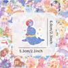 10/30/50pcs Cute Marine Life Animals Laser Stickers Kawaii Cartoon Sticker Decoration Notebook Phone Luggage Graffiti Decals Toy