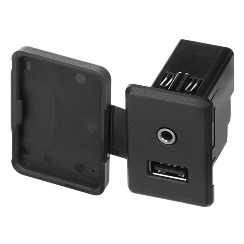 XXR-New For 2015-2017 Nissan Versa Note Sentra Auxiliary Audio USB Jack 28023-9KF1A 280239KF1A Replacement Spare Parts Accessori