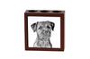 Border Terrier – Pen Holder with a Dog, Desk Organizer with a Print | Art-Dog