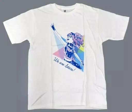 Bandai Namco Pictures Aikatsu Stars Laala Sakuraba T T-Shirt White M T-Shirt XL