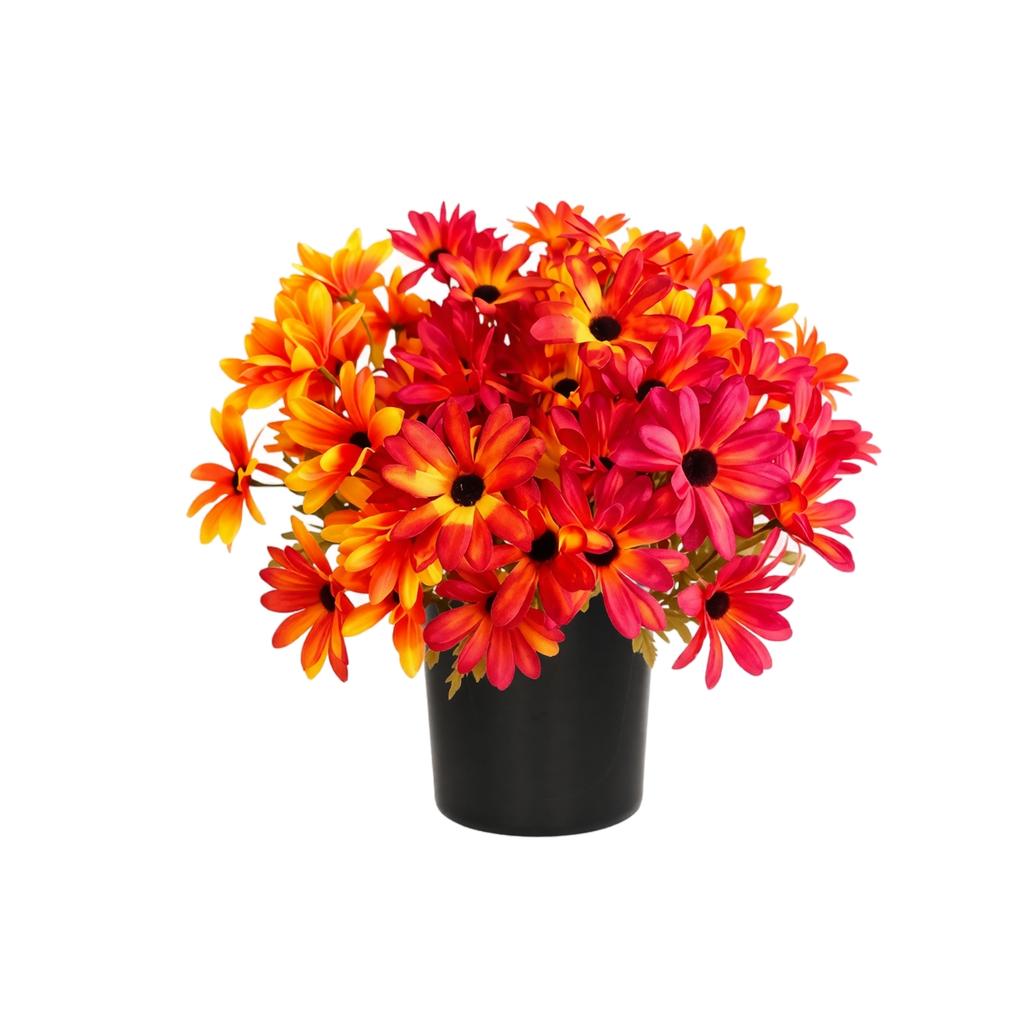 Artificial and Potted Flower Arrangement for Fall Home Decor, Dining Table, Living Room, Bedroom and Outdoor Garden