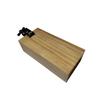 Solid Wood Bangzi Percussion Block with Cowbell Attachment
