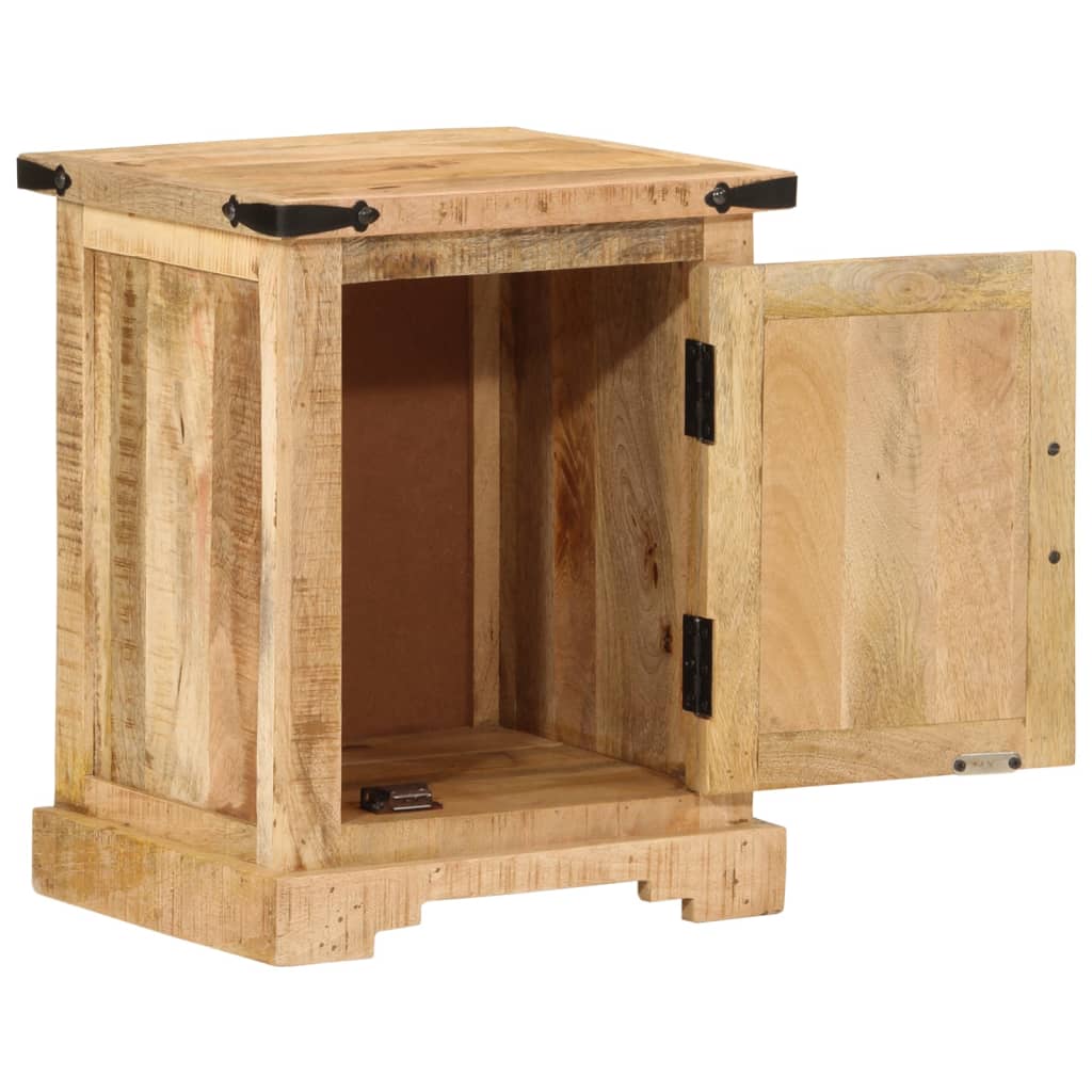 Nightstand 40 X 35 X 50 Cm Solid Mango Wood