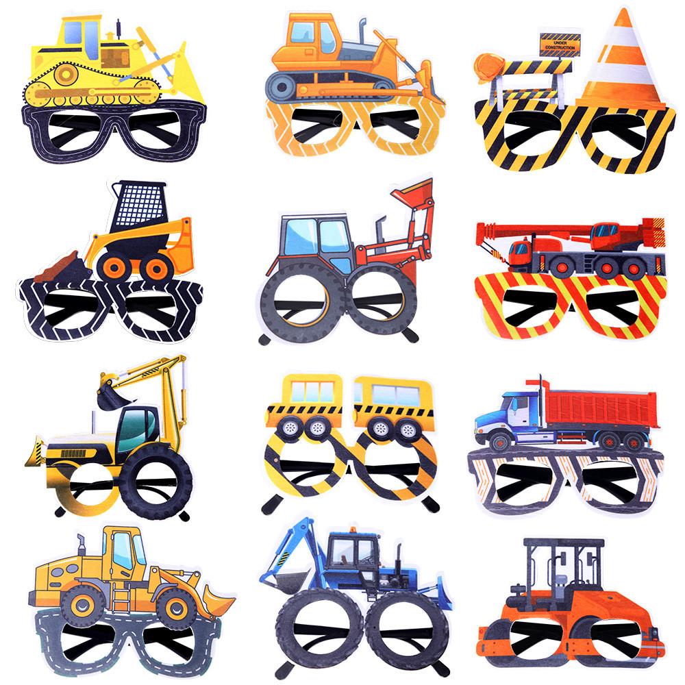 Fun Exciting And Constructionthemed Glasses For Memorable Childrens Moments Party
