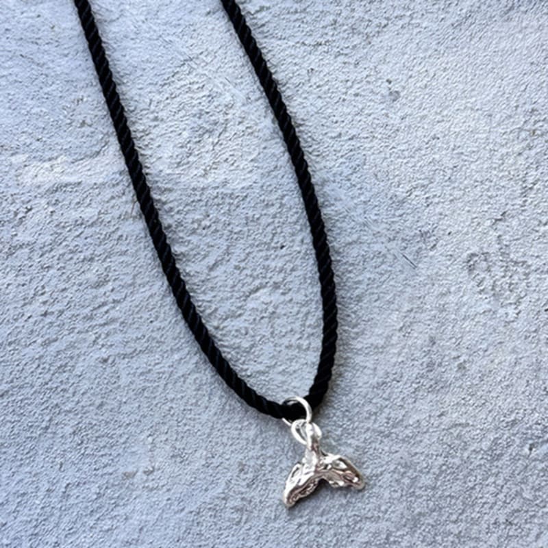 

TO.STONE [Rope Cord Type] Guided by Fortune SILVER(Glossy) S size Black_41cm(38cm+3cm)