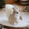 Small Christmas Tree Decorations DIY Simulated Squirrel Pendant  Merry Christmas Decor