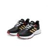 Adidas All Day Essential Comfortable PU Fabric Synthetic Leather Non-Slip Wear-Resistant Low-Top Running Shoes Unisex Running Shoes Black Gold JQ1167