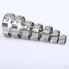 10 Stück-100 Stück Schlauchschellen Einohr Stufenlos 5,3-60mm 304 Edelstahl Schlauchschellen Cinch-Schellenringe zum Abdichten von Arten von Schläuchen
