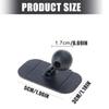 Nonslip Silicone Car Phone Mount Dashboard Stand Rack Holder Quick Installation Mechanism for Multiple Smartphone Models