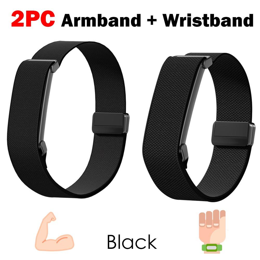 New Nylon Weave Arm Band for Google Fitbit Air Bicep Bands Fitness Tracker Band Magnetic Wristband for Google Fitbit Air Strap