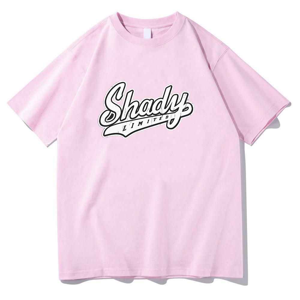 Eminem Shady T-Shirt Rapper Music Gift for Fan T Shirts Men Women Round Neck Short Sleeve Streetwear High Quality Cotton Clothes