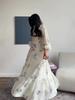 2026 Elegant Fairy Print Long Sleeve Dress - European & American Style