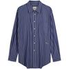Casual Cotton Striped Loose Long Sleeve Shirt Men Shirts 4LB156G