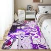 S-Sasuke Uchiha Floor Mat Pattern Printed Flannel Door Mat, Suitable For Bathroom, Living Room, Home Decoration