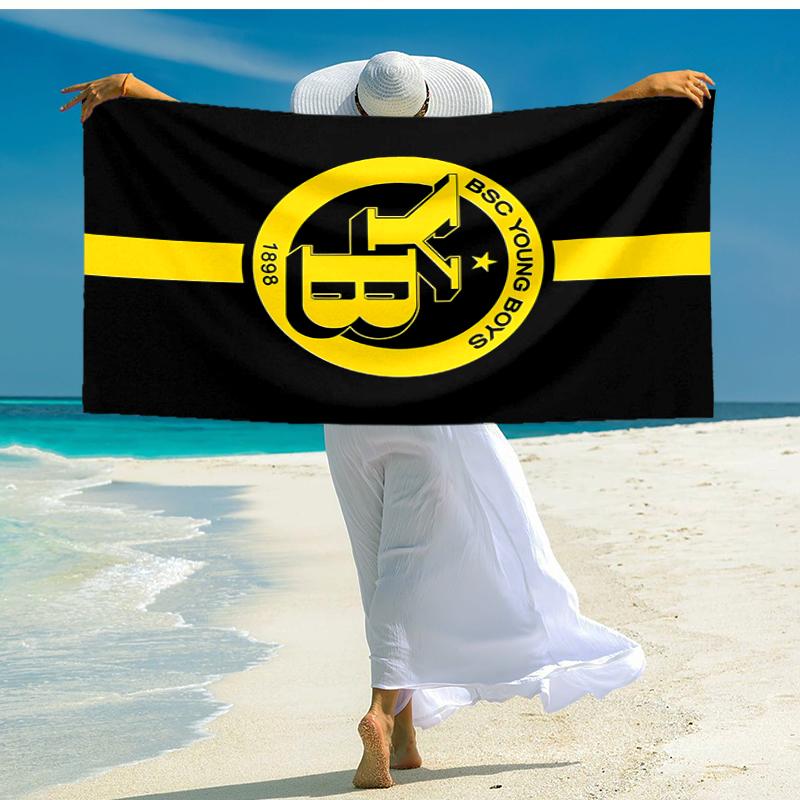 1 st Fotbollslag (26) Strandhandduk, Bekväm och Tjock, och Handduk för Simning/Bad/Picknick/Camping, Lämplig för Strand vid Havet