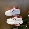Platform White Shoes Women's Season New Heightening Niche Bread Shoes College Style Leisure Sports Board
