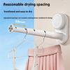 Portable Travel Clothes Hanger With Suction Pads Foldable ABS Rack For Showers Hotels Space Saving Storage Solution For Towels Bags