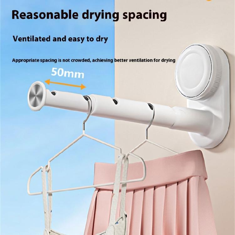 Portable Travel Clothes Hanger With Suction Pads Foldable ABS Rack For Showers Hotels Space Saving Storage Solution For Towels Bags