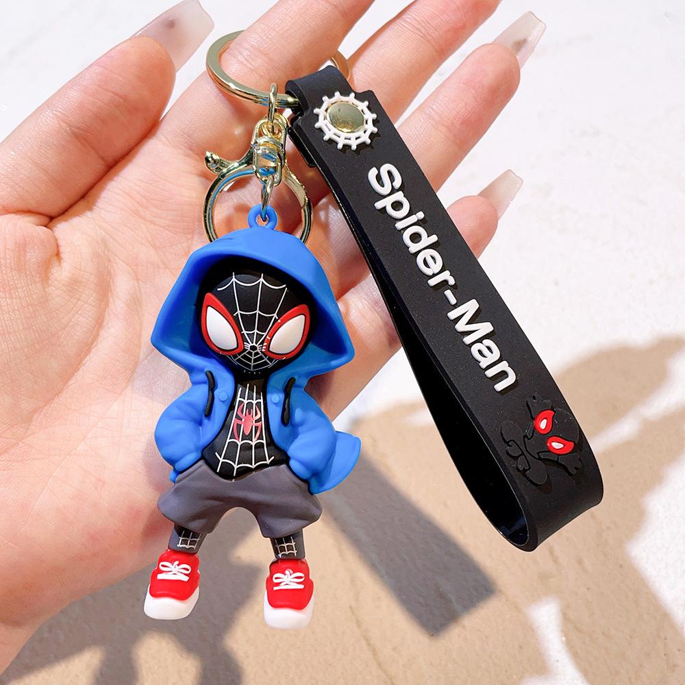 Spider-Man Odorless PVC Keychain Cute Bag Pendant Ornament