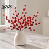 Acrylic Crystal Branches Transparent Faux Branch Christmas Tree Ornament, Bead Drop Stem, Ornaments Clear Beaded Flower Twig Pick for Wedding