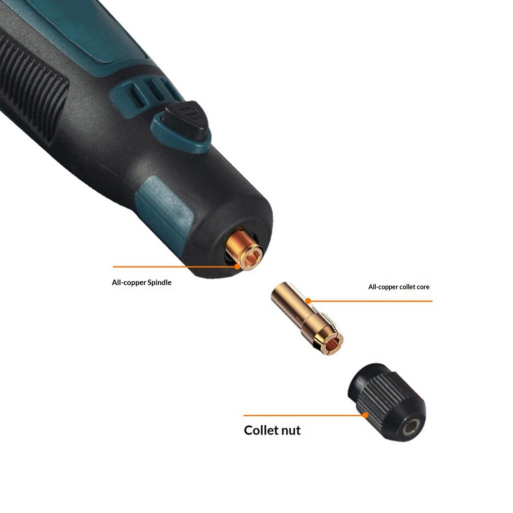 Portable Engraving Pen Featuring High Power Motor Adjustable Speed for Detailed Work On Multiple Materials